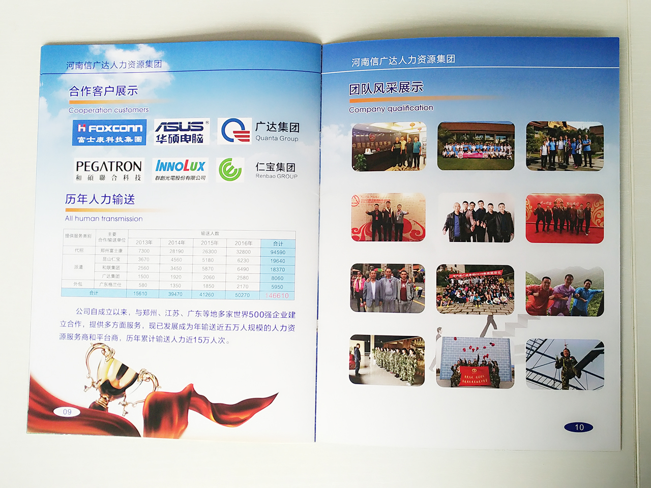 河南信廣達(dá)人力資源集團(tuán)畫冊手提袋設(shè)計